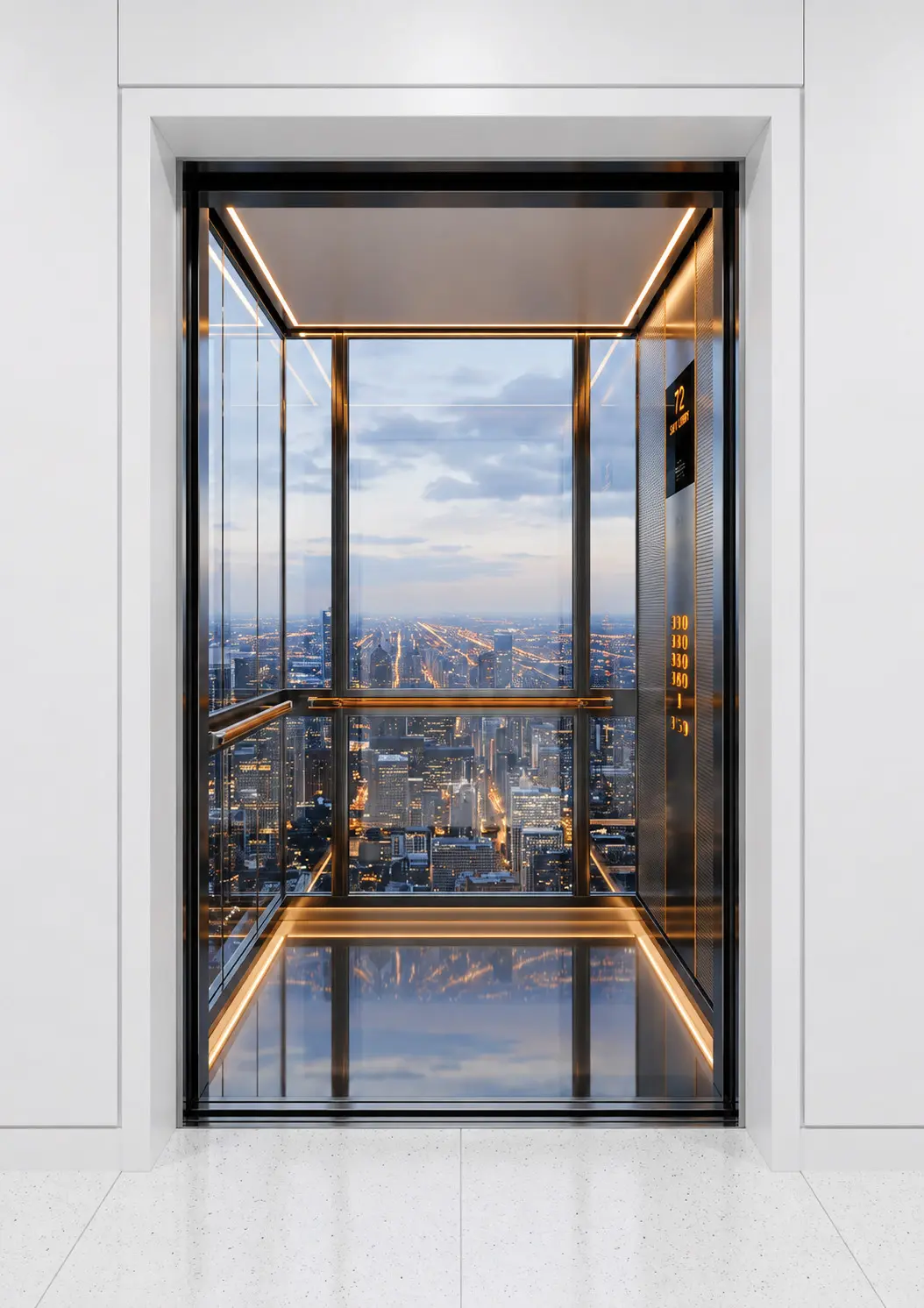 HydroPack elevator cabin interior design